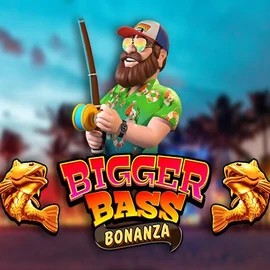 Bigger Bass Bonanza logo by Pragmatic Play WinRolla Casino