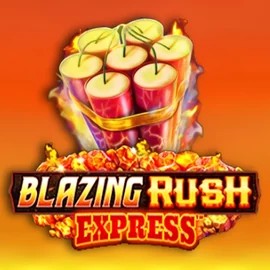 Blazing Rush Express logo – Slots by AreaVegas at WinRolla Casino